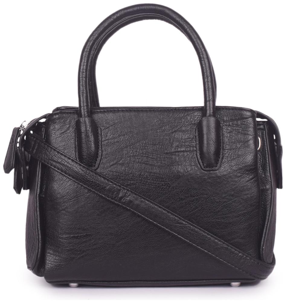 

Bagkok Black PU Satchel - Black PU Satchel