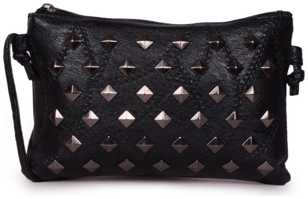 

Bagkok Black PU Solid Crossbody Bag