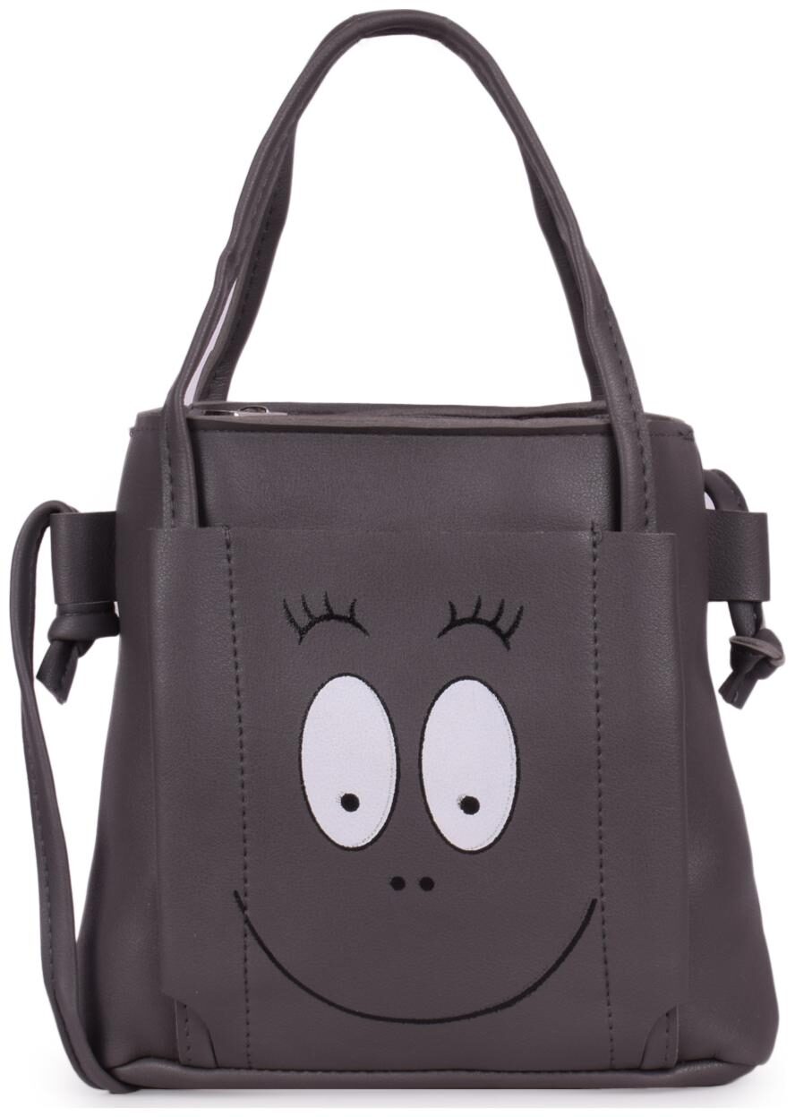 

Bagkok Grey PU Solid Crossbody Bag