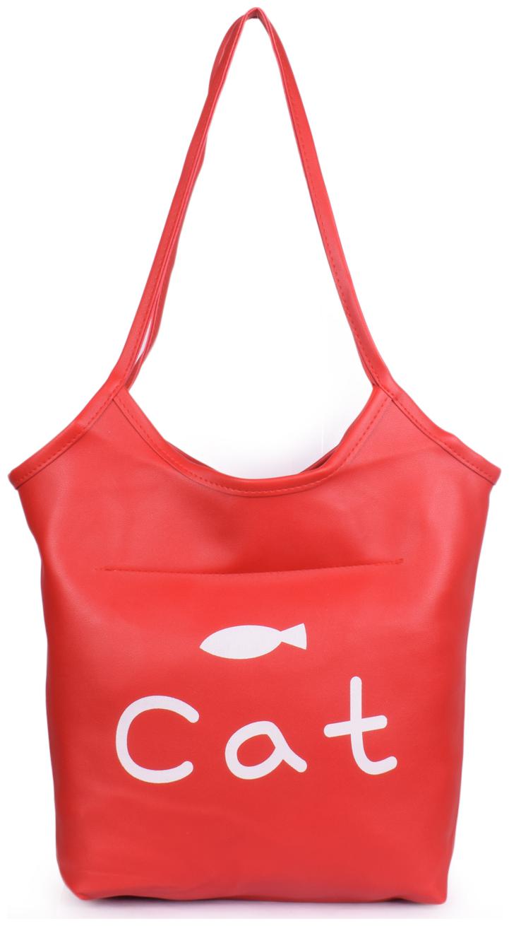 

Bagkok Red PU Hobo Bag
