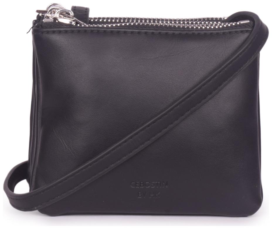 

Bagkok Black PU Solid Sling Bag