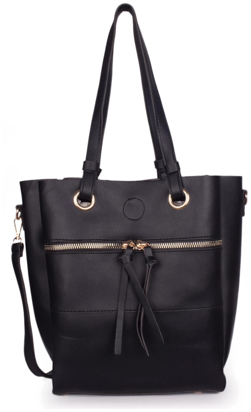 

Bagkok Black PU Handheld Bag