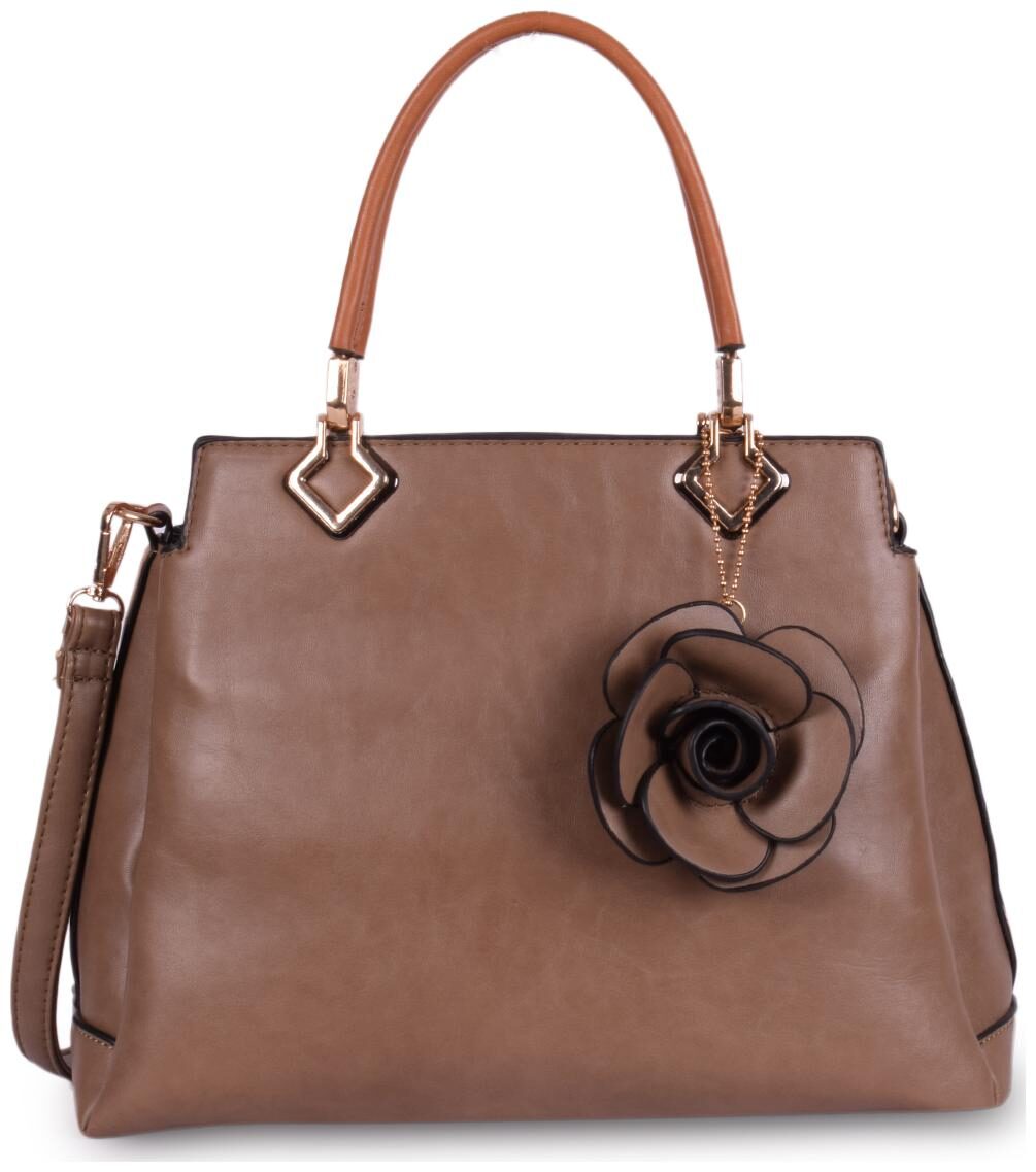 

Bagkok Beige PU Satchel