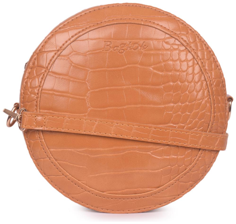 

Bagkok Tan PU Solid Crossbody Bag