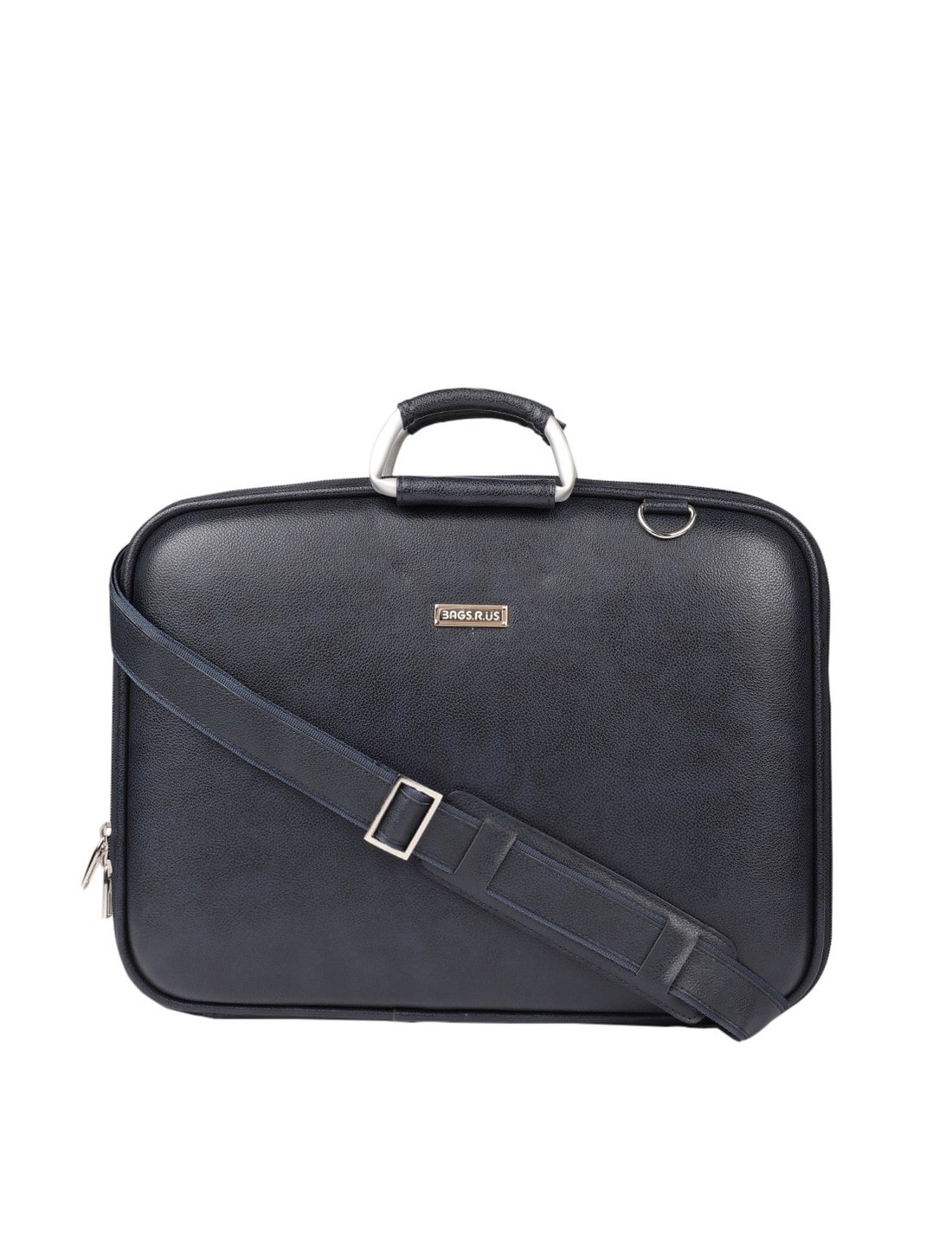 

BagsRus 17 inch Leatherette Unisex Executive Messenger Office (Navy Blue) Laptop messenger bag Up to 16 inch Laptop