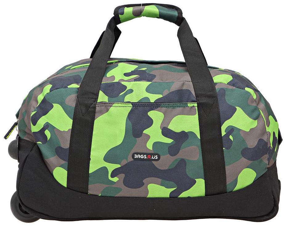 

BagsRUs Amaze Green 35L Duffel Gym Tote Trolley Travel Bag (CA110FGN)