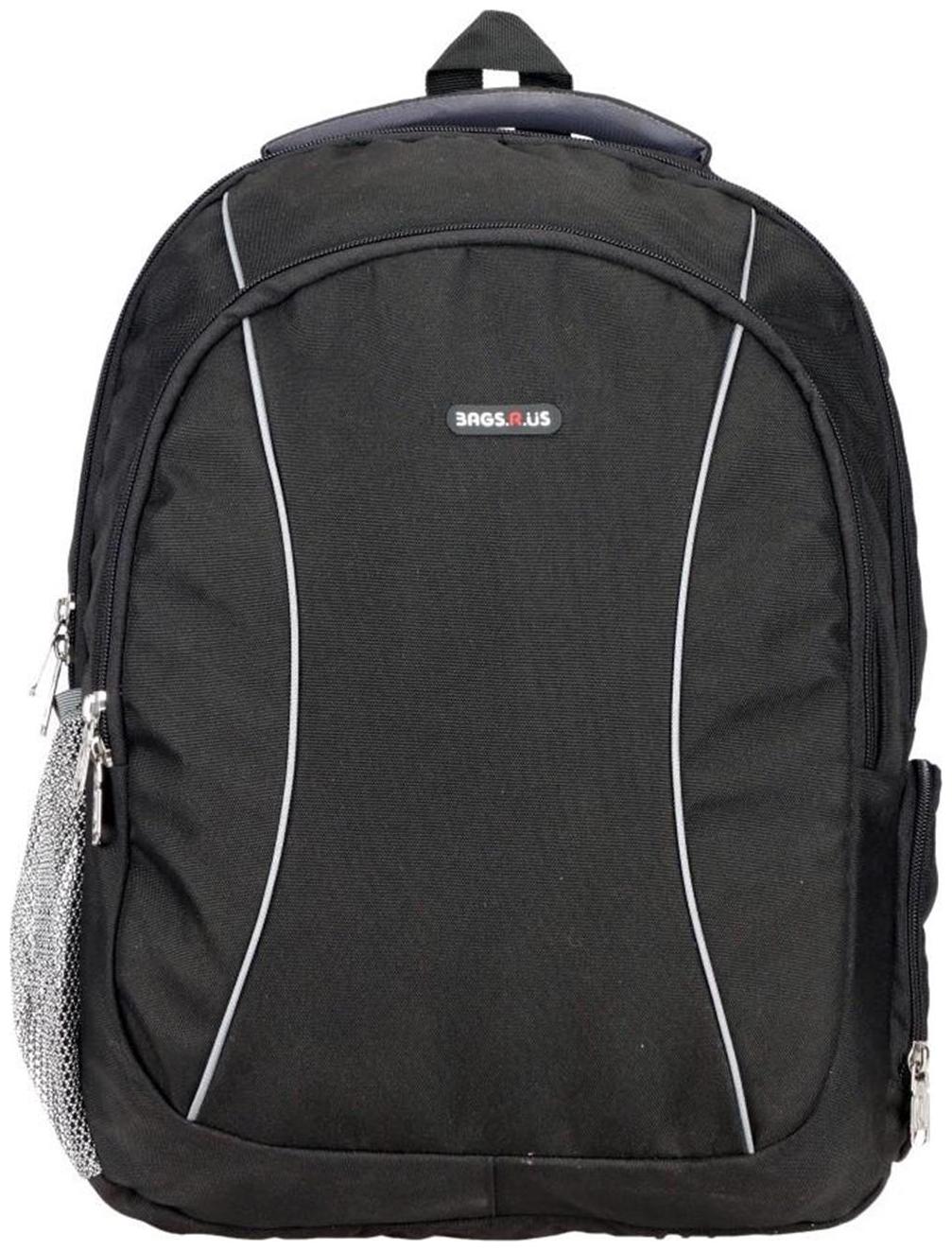 

BagsRus Black Polyester Laptop Backpack