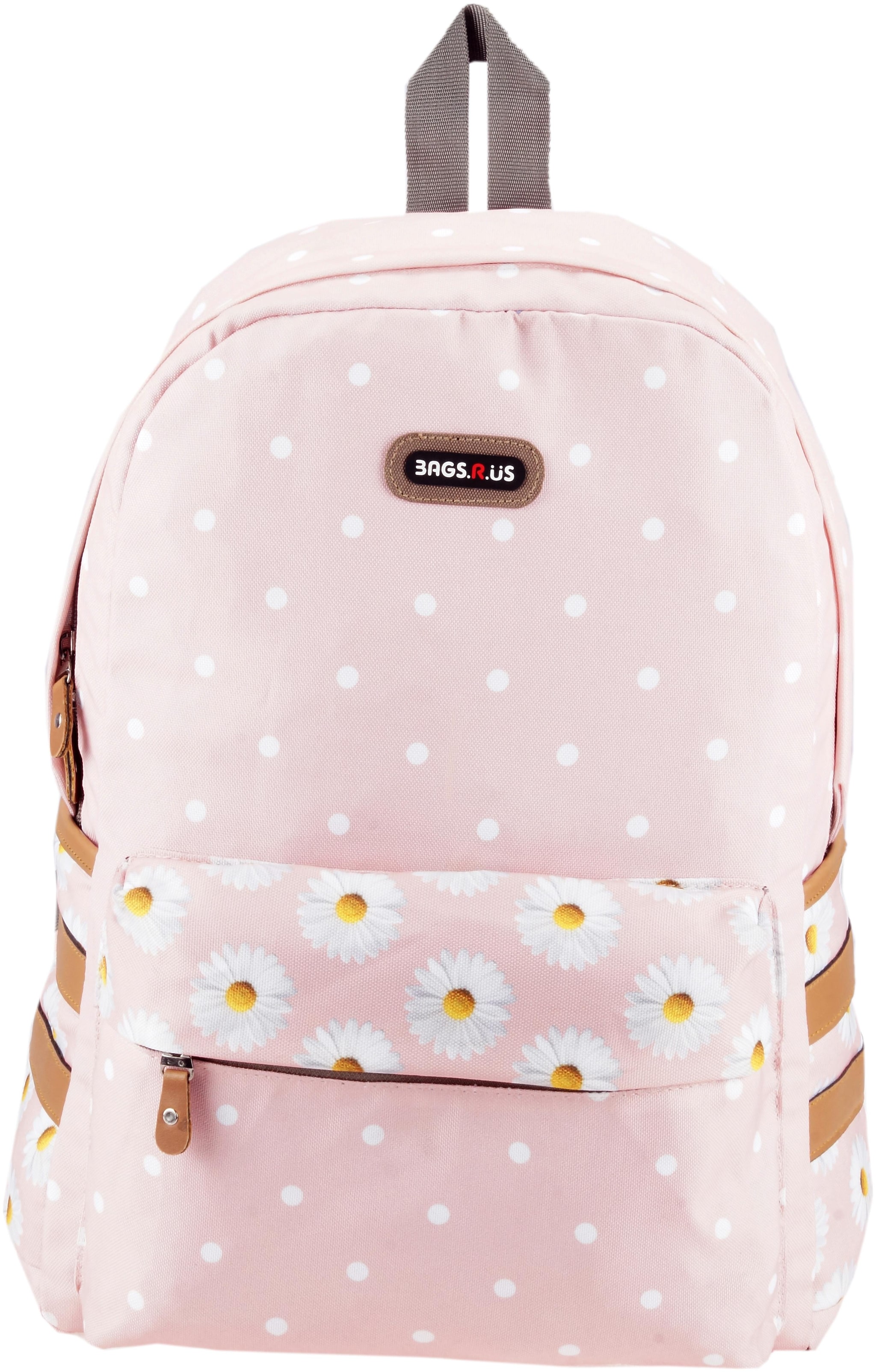 

BagsRus Pink Polyester Backpack