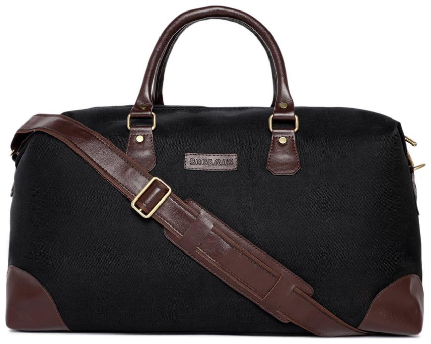 

BagsRUs Polyester 34 cms Black Duffel Travel Bag