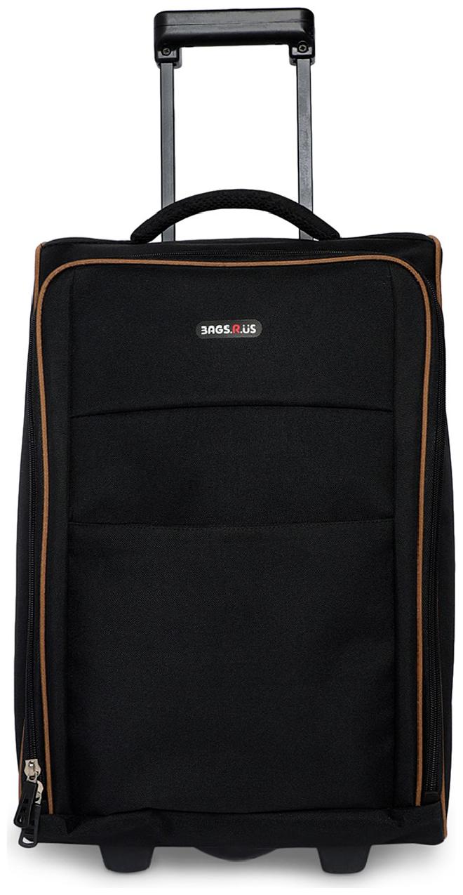 

BagsRus Polyester 50 cms Tan Softsided Carry-On Cabin Trolley Cabin Size Soft Luggage Bag ( Tan 2 Wheels )