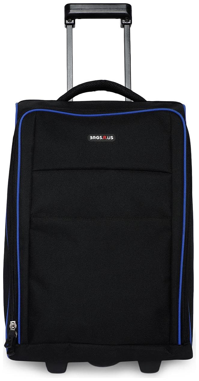 

BagsRus Polyester 50 cms Royal Blue Softsided Carry-On Cabin Trolley Cabin Size Soft Luggage Bag ( Blue 2 Wheels )