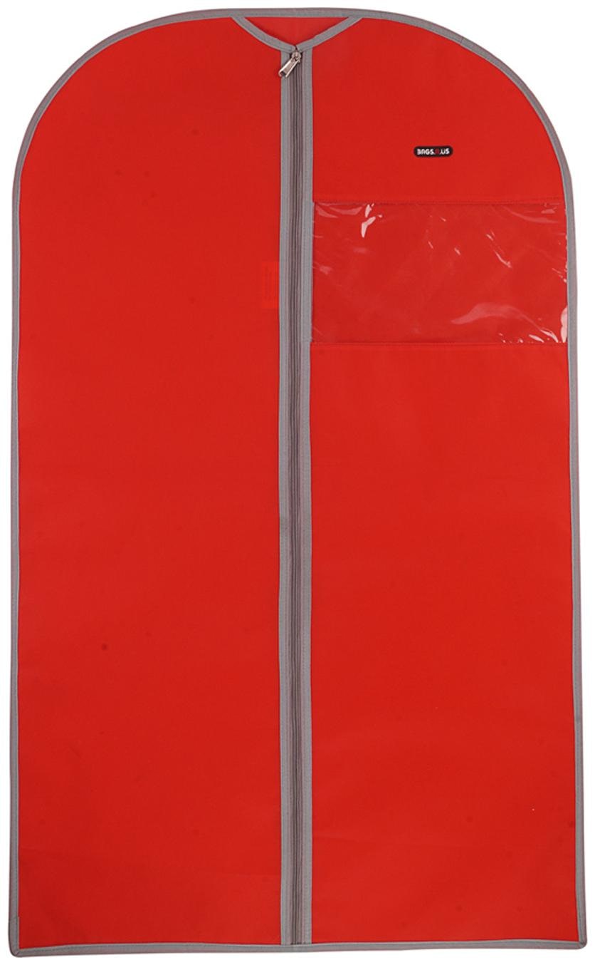 

BagsRUs RED Non Woven 3 1 L Large Suit Dress Garment Cover (GC101FRD)