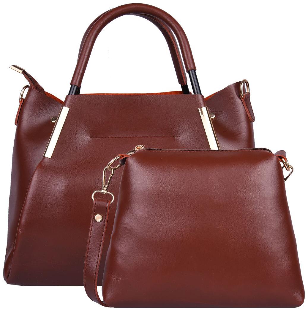

Bailey sells Stylish Combo Of Leather Womens Handbag and Sling bag (brown color)
