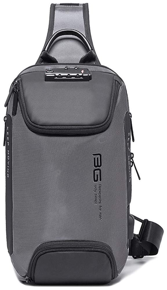 

Bange Waterproof Anti -thief Password Zipper Lock with Usb Charging Sling Bag