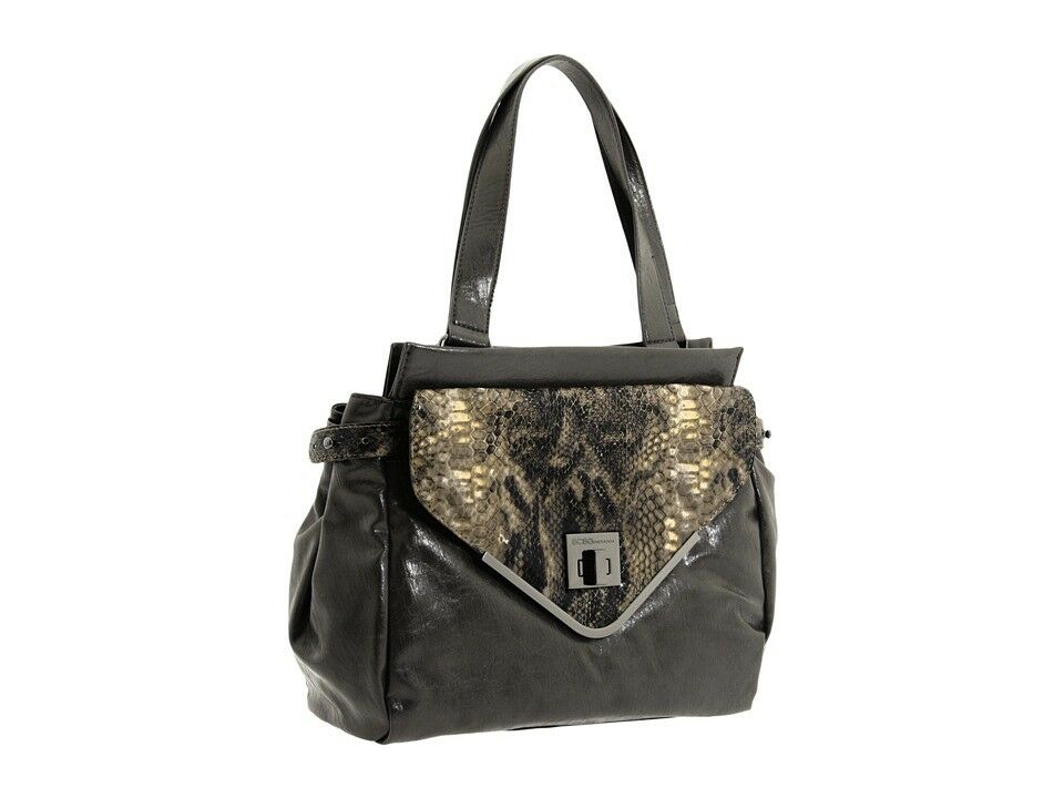 

BCBGeneration Charlie CGM014GN Charcoal Large Satchel Handbag