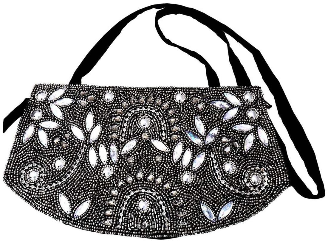 

Beadworks Black Sling Bag