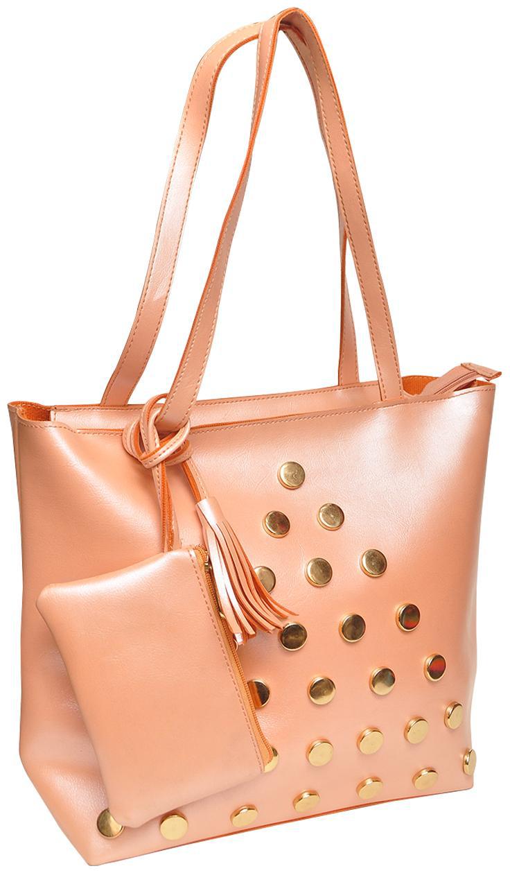 

BEATSTOCK Pink PU Shoulder Bag