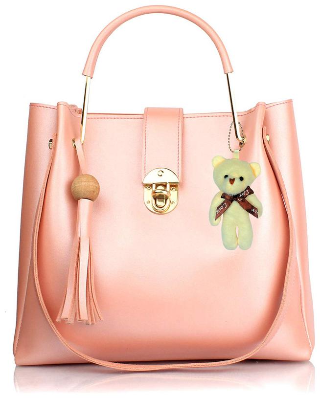 

BEETS COLLECTION Pink PU Shoulder Bag - BC007 PINK