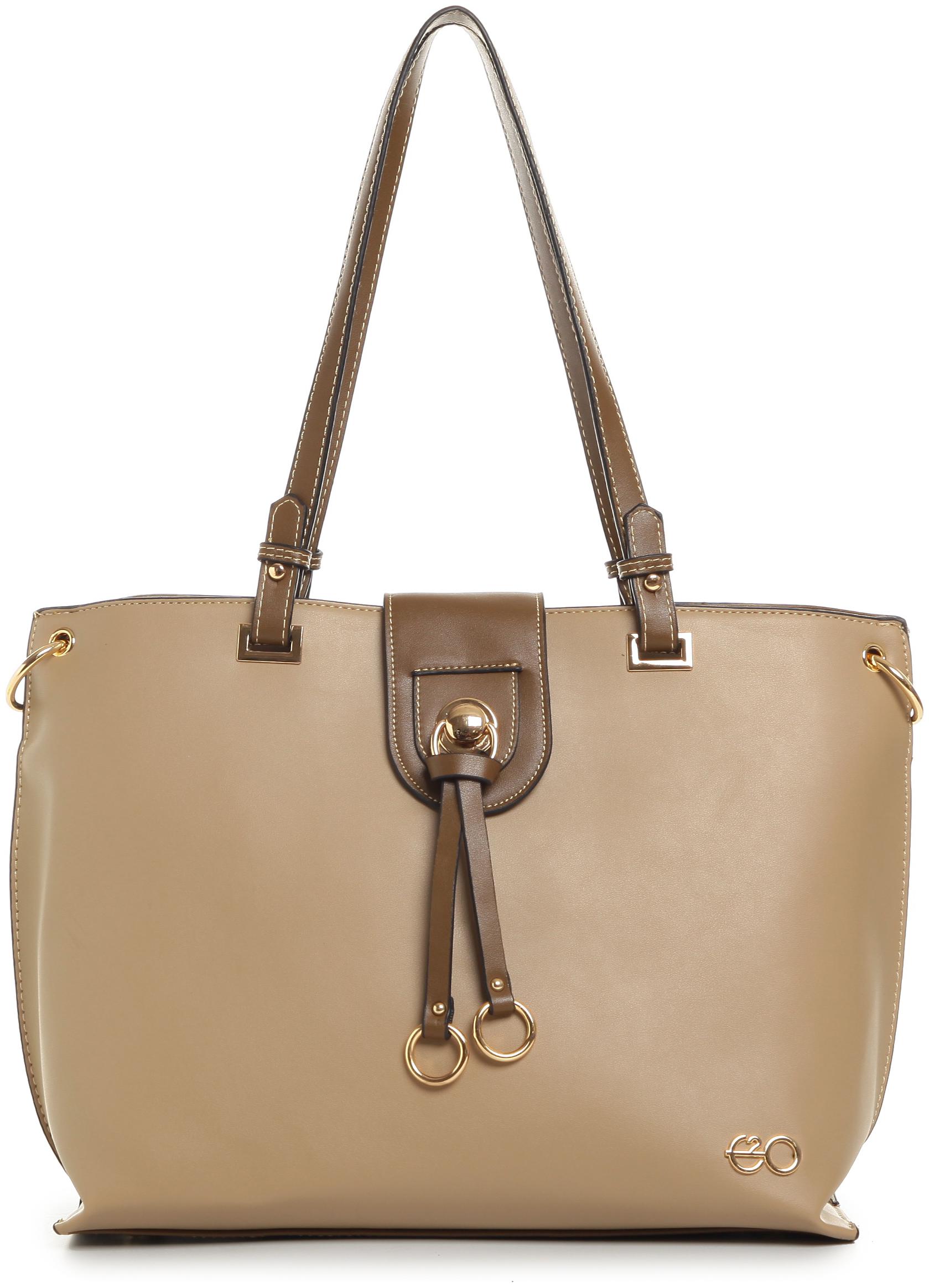 

E2O Beige PU Handheld Bag