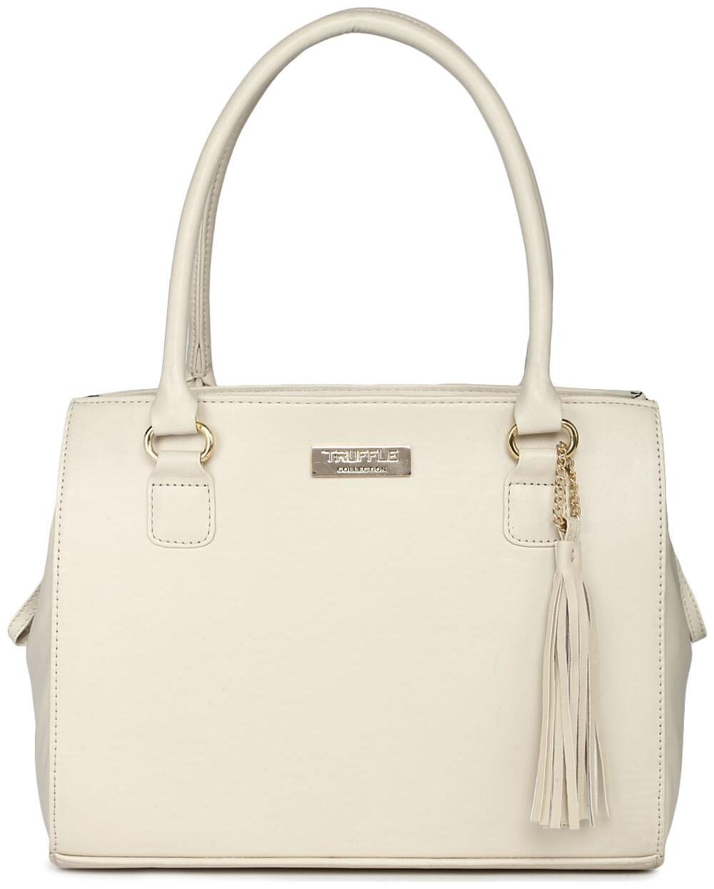 

Beige Tassle Handbag