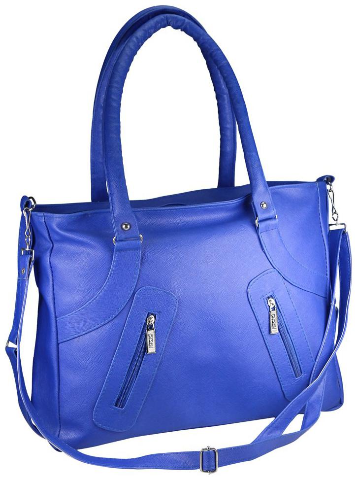 

Bellina Blue Synthetic Handheld Bag