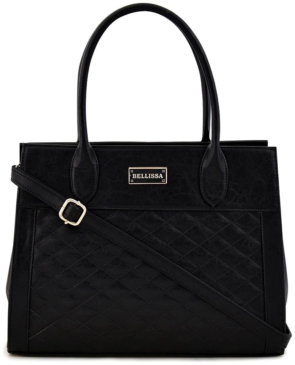 

Bellissa Black PU Handheld Bag