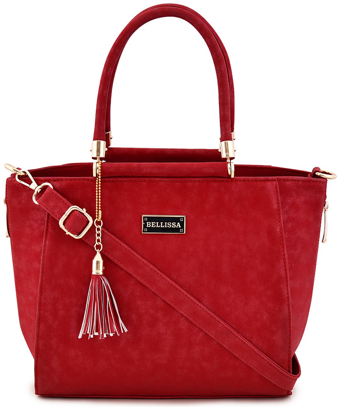 

Bellissa Red PU Handheld Bag