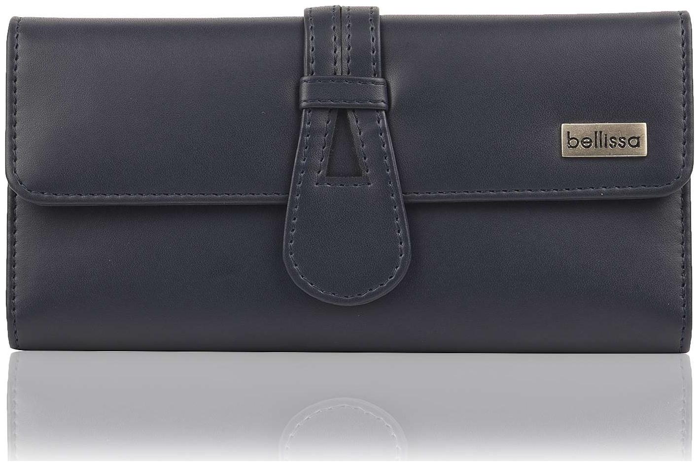 

Bellissa Women Blue PU Clutch
