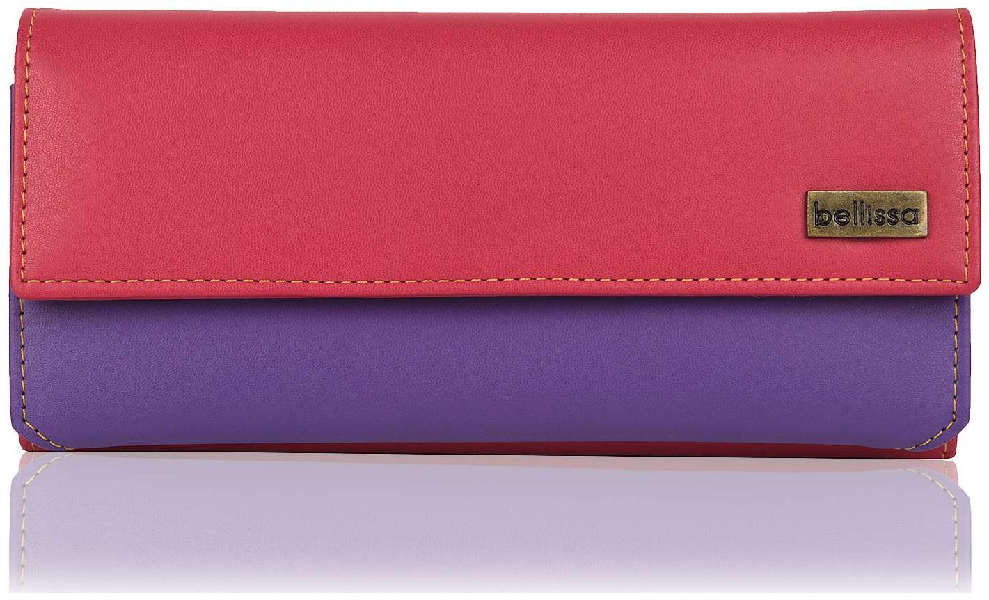 

Bellissa Women Pink PU Clutch