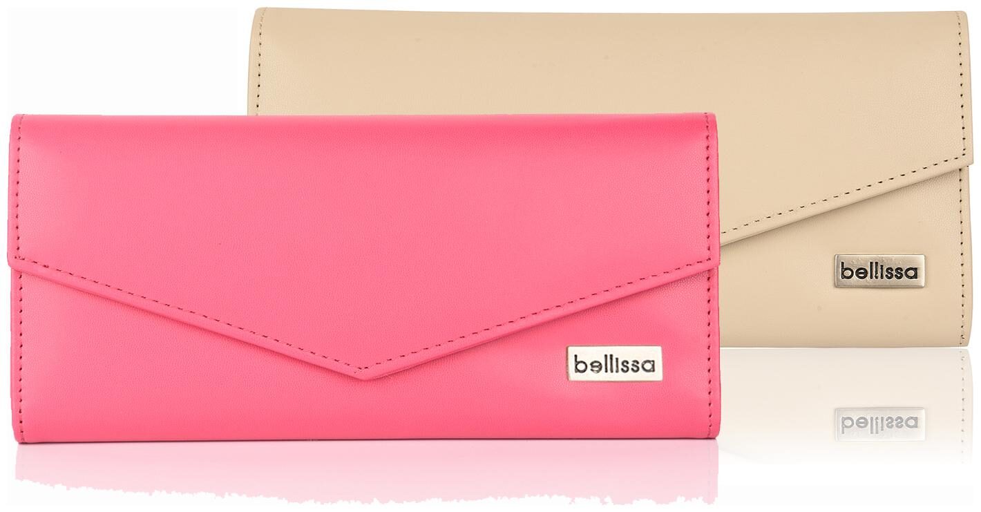 

Bellissa women Faux Leather Combo Clutch