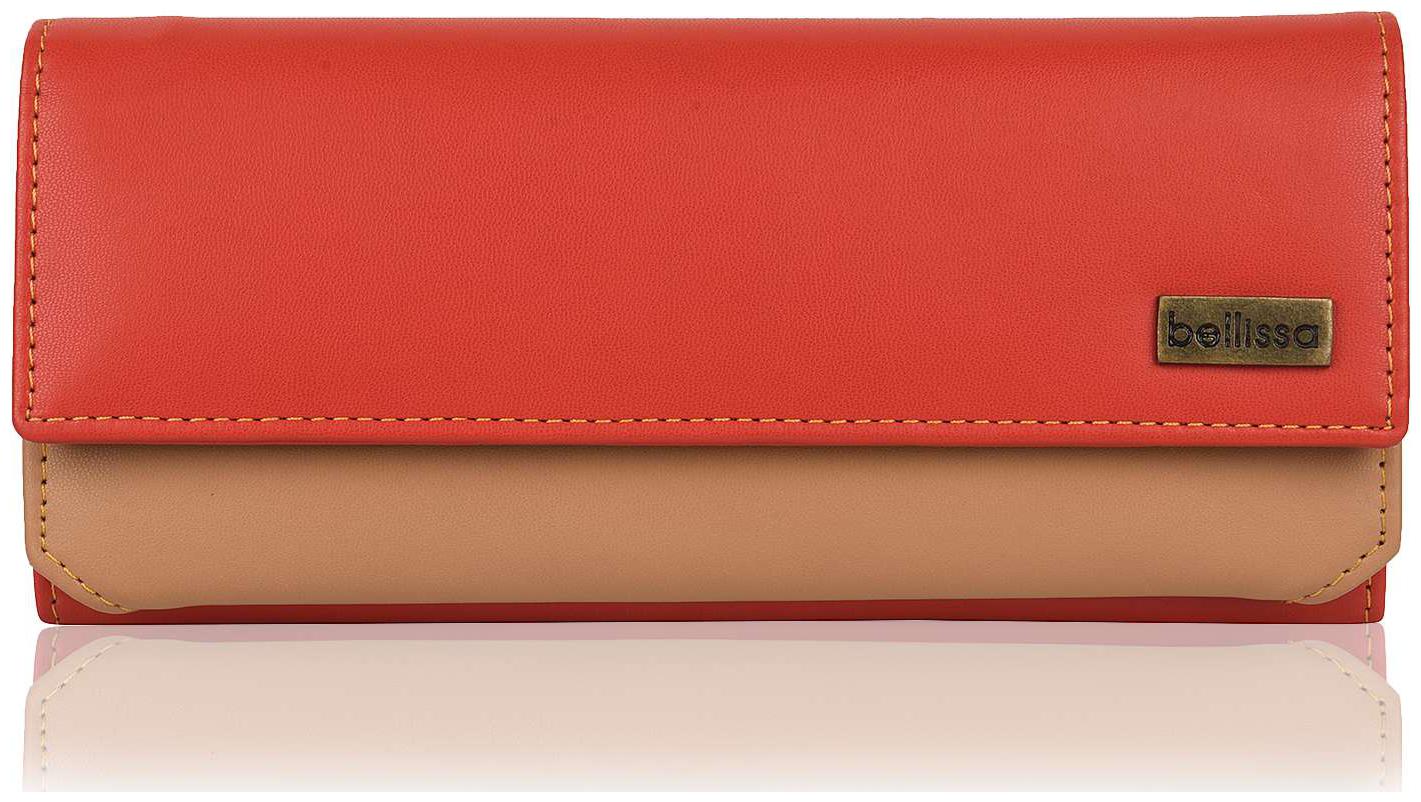 

Bellissa Women Red PU Clutch