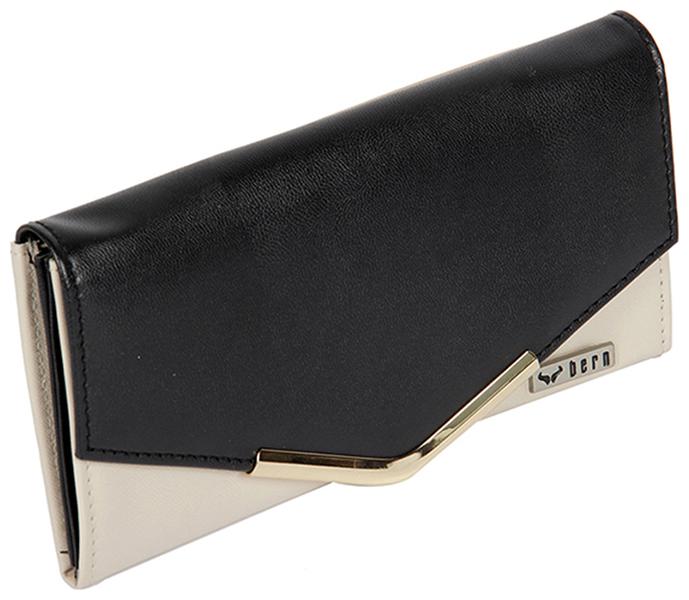 

BERN Women Black PU Wallet