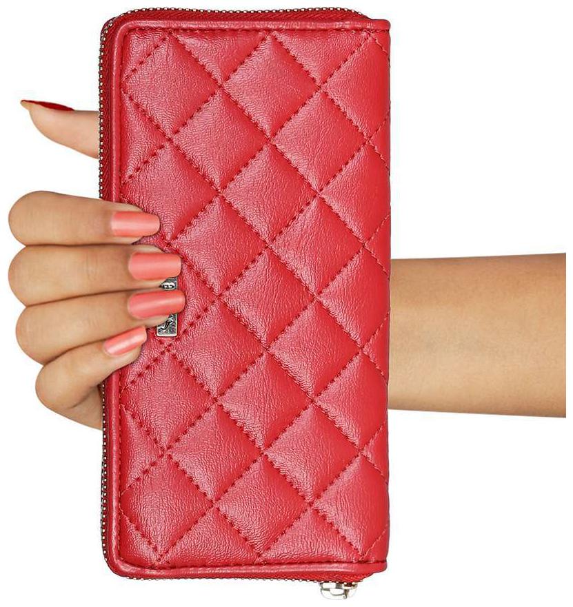 

BERN Women Red PU Wallet