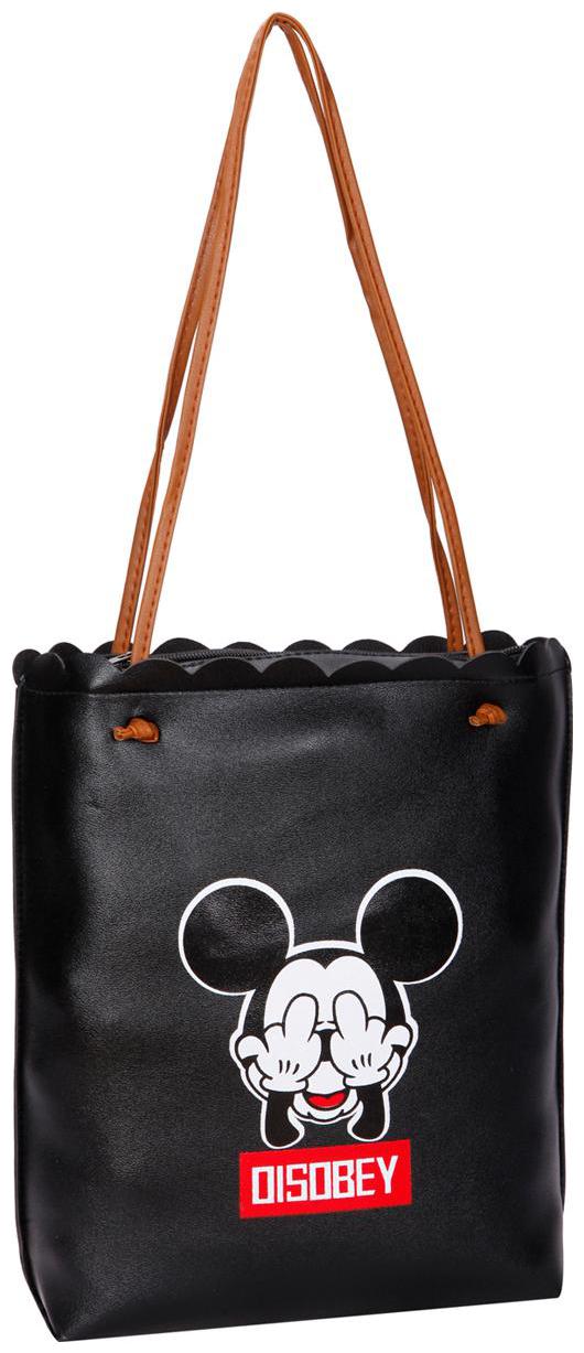 

Bagkok Women Solid PU - Tote Bag Black