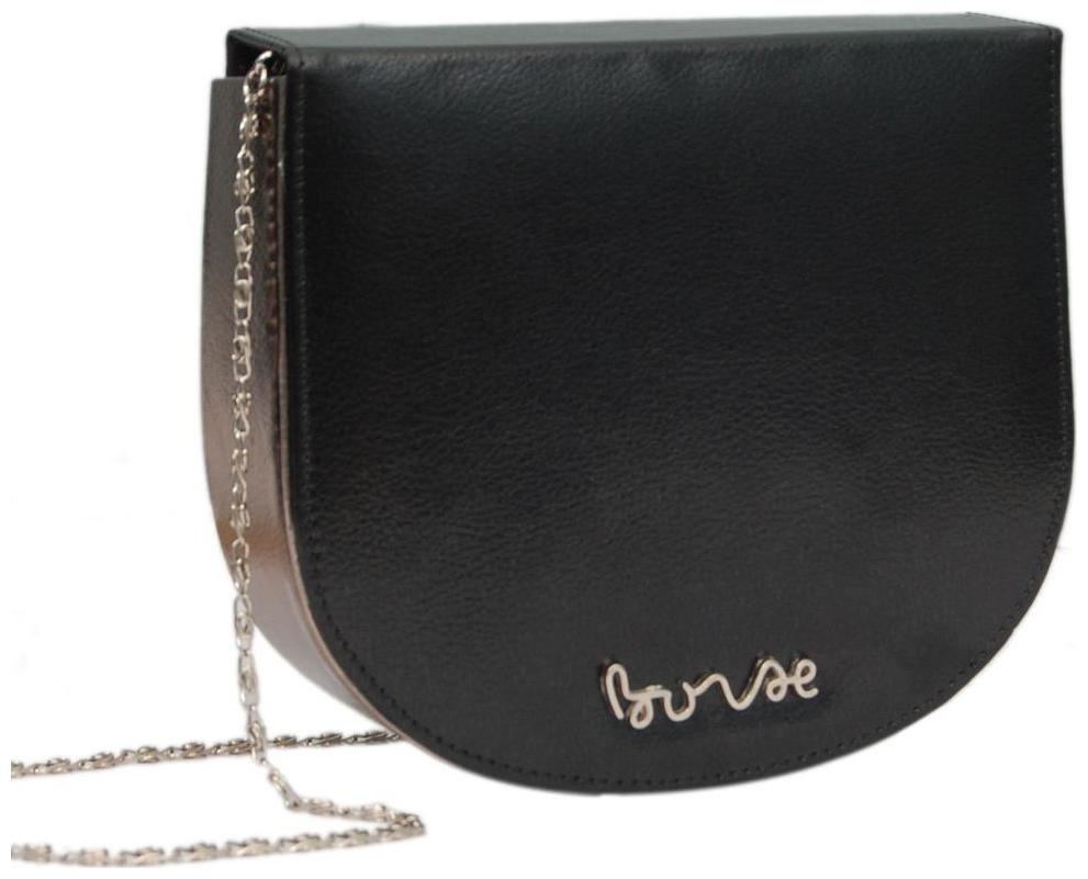 

Borse Black PU Solid Sling Bag