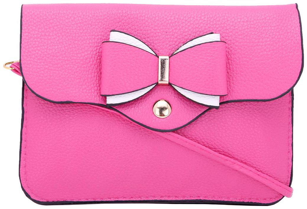 

Borse Pink PU Solid Sling Bag