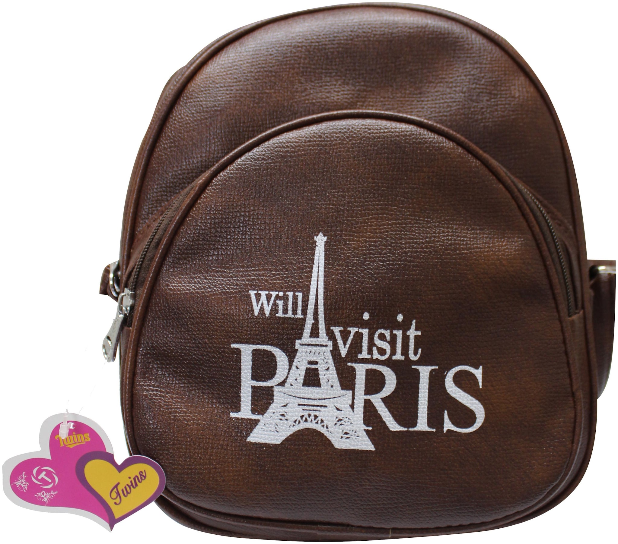 

vinayak Brown PU Printed Sling Bag