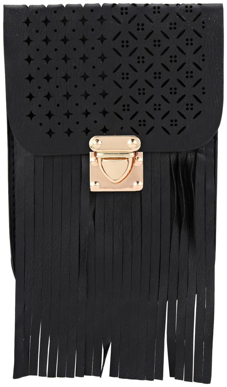 

Bulls Hide Black Leather Women Sling Bag