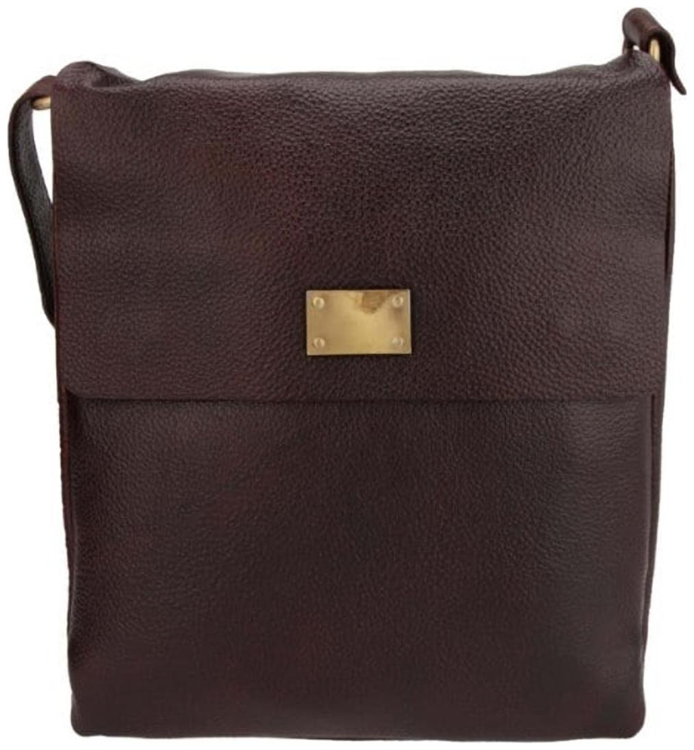 

Bulls Hide Brown Genuine Leather Sling Bag