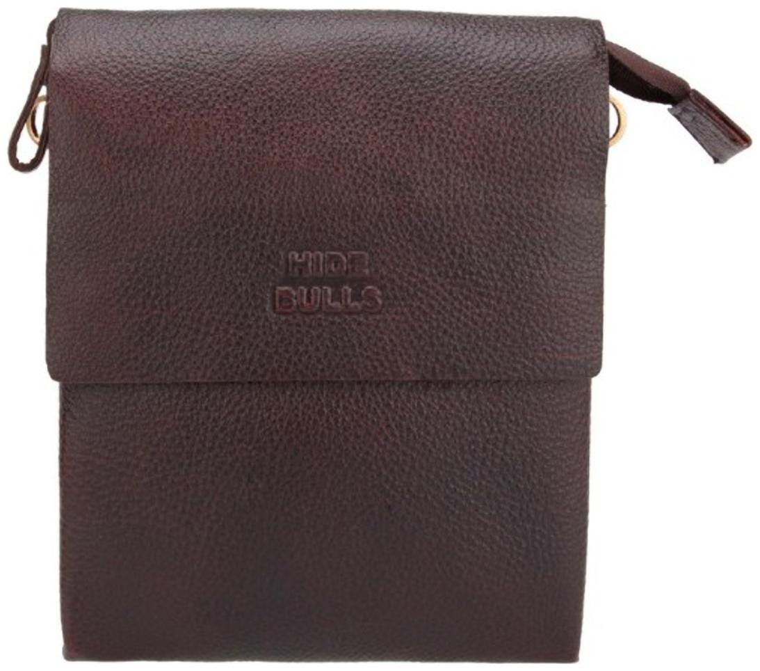 

Bulls Hide Brown Genuine Leather Sling Bag