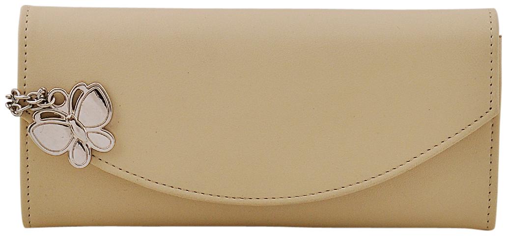 

Butterflies Women Beige PU Wallet