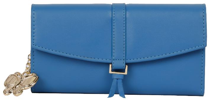 

Butterflies Women Blue PU Wallet