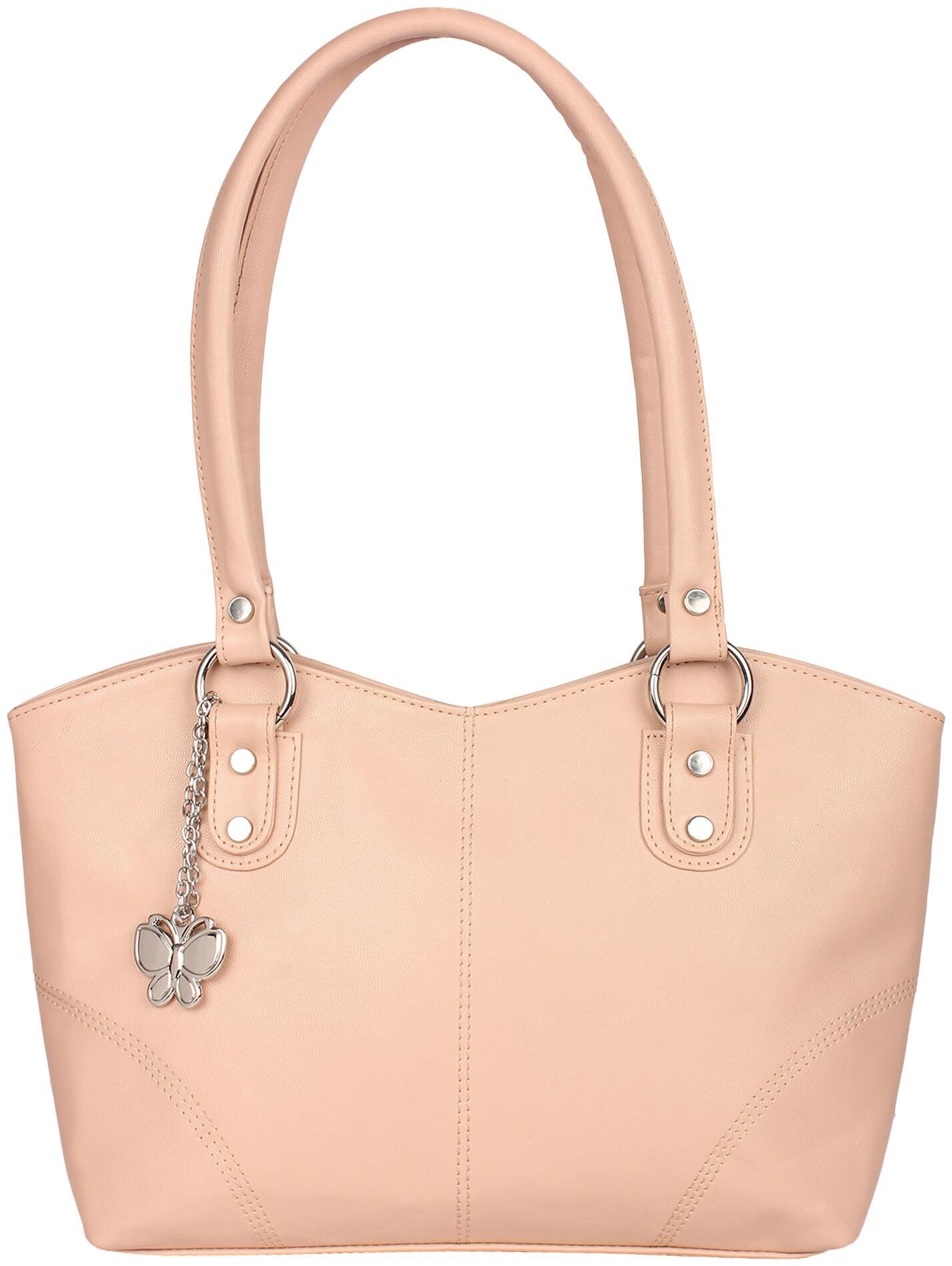 

Butterflies Pink PU Handheld Bag