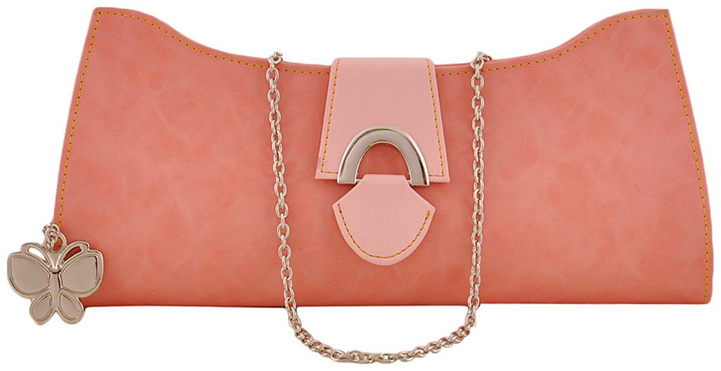 

Butterflies Women Baby Pink Clutches ( BNS 2375BPK )