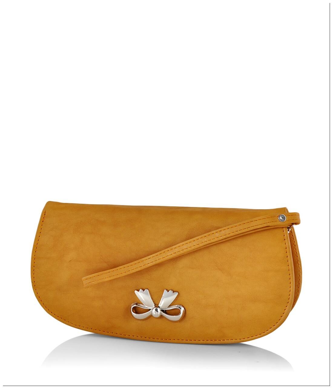 

Butterflies Women Yellow PU Wallet