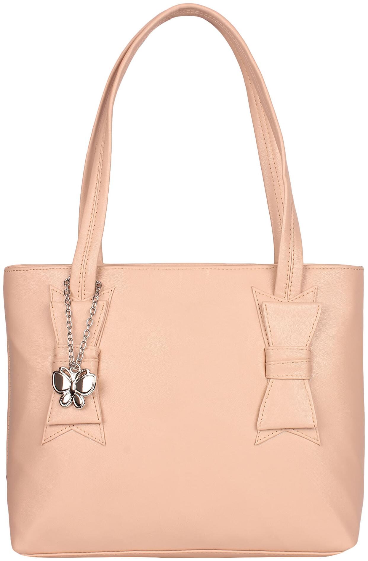 

Butterflies Pink PU Handheld Bag