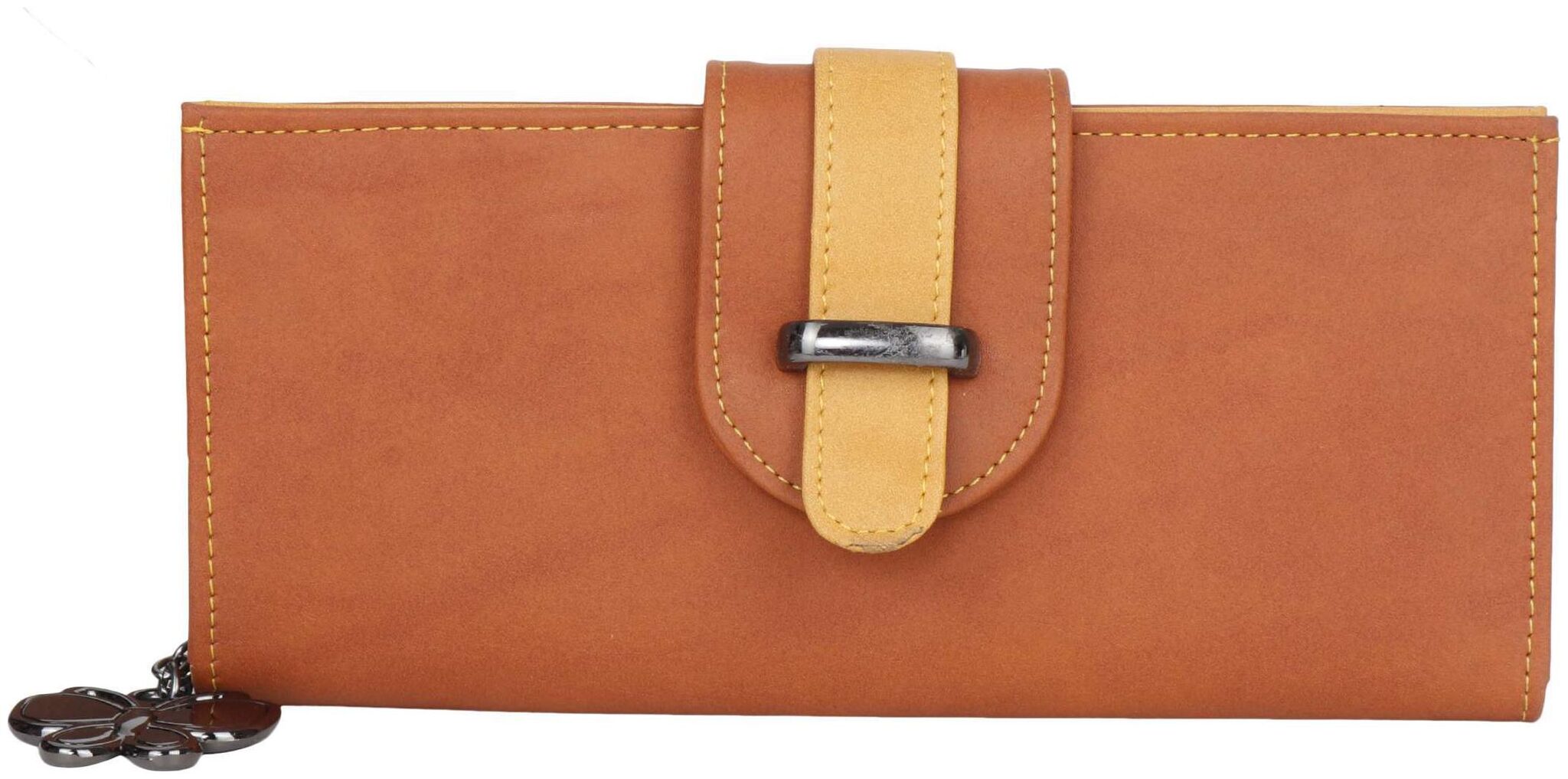 

Butterflies Women Tan PU Wallet