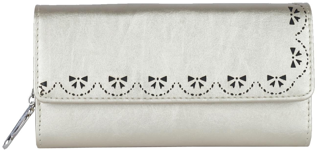 

Butterflies Women Silver PU Wallet