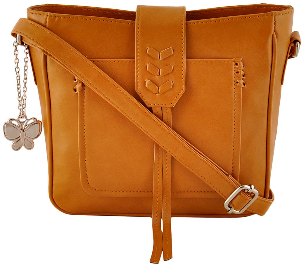 

Butterflies Multi PU Solid Sling Bag