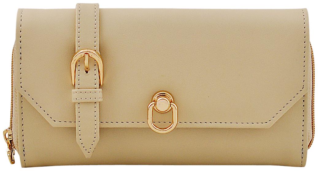 

Butterflies Women Clutch (Cream) (BNS 2418CRM)